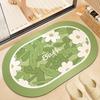 Fresh Creative Party Soft Floor Mat Bathroom Toilet Doorway Non-slip Durable Dirty Resistant Home Decoration