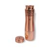 Pure Copper Water Bottle - 1L Hand Made | Hammered Pattern Bottle With Leak-Proof Lid | Ayurvedic Bottle For Health Benefits