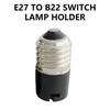 Versatile Bulb Holder E27 To B22 Lamp Holder Adapter Easy Screw In Light Bulb Socket for Home Use Bulb Base Converter