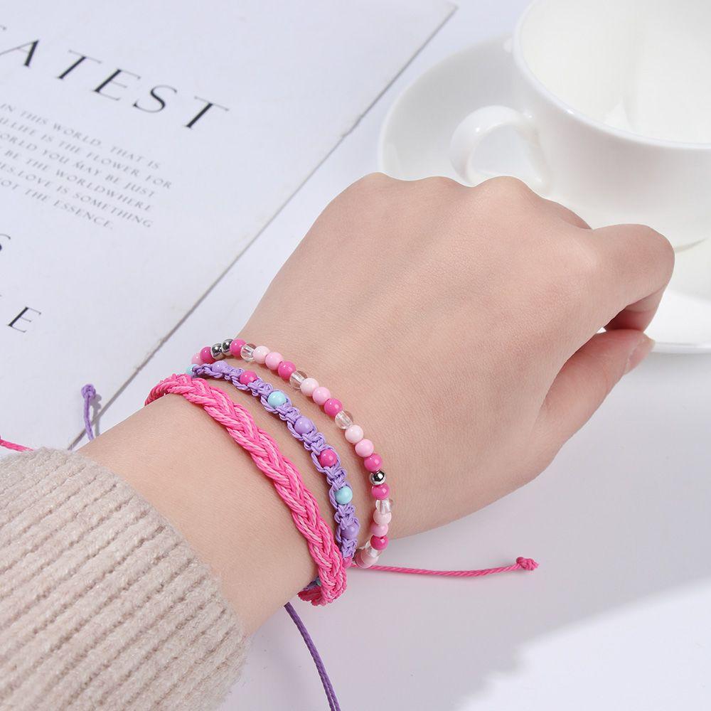 Handmade Charm Design Muti-layer Bracelets Hand Woven Bracelets Fashion Jewelry Beads Bracelet