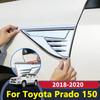 Для Toyota Land Cruiser Prado 150 2018- Аксессуар Автомобильная накладка на вентиляционное отверстие боковой части двигателя переднего крыла Наклейка-жабры
