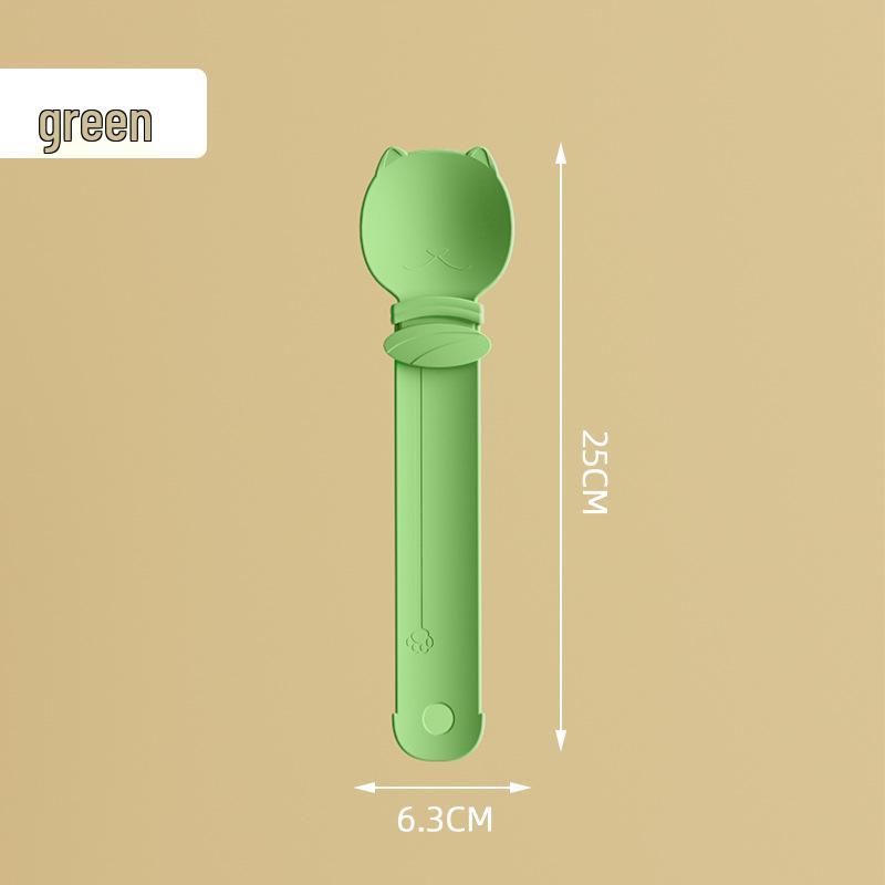 Hangable Non-Spill Anti-Bite Cat Feeding Spoon