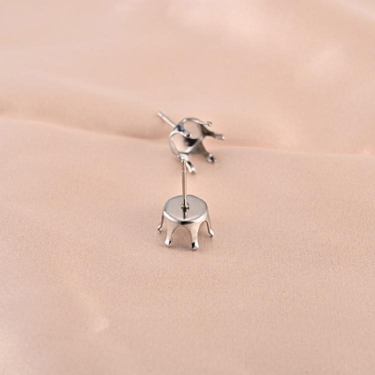 Оптовый набор 10 шт. компонентов с зубцами для изготовления ювелирных изделий, модный аксессуар для страз, гвоздиков, серег и набор для рукоделия для взрослых