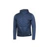Solid Color Casual Zip Collar Long Sleeve Jacket Men Jackets Blue AH0545-427