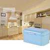 Home Office Metal Storage Box Bread Shape Large Capacity Container Organizer