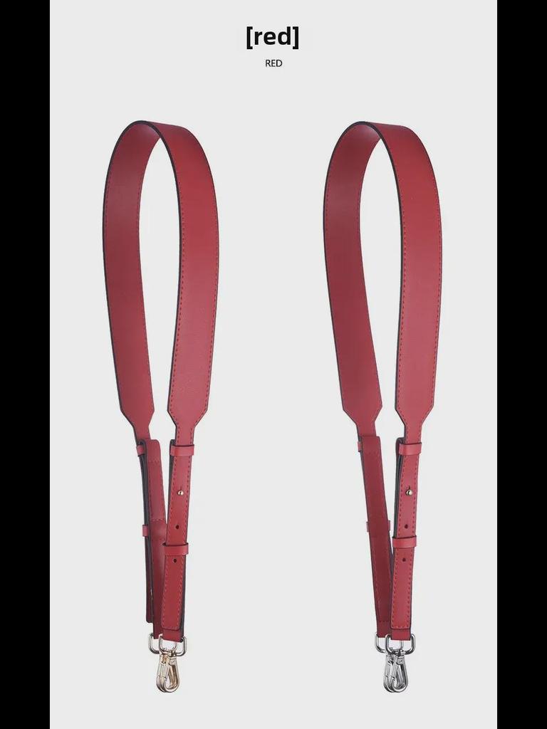 A-20 Adjustable Genuine Leather Crossbody Strap - Wide Shoulder Strap Bag Accessory