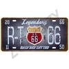 Винтажный Металлический Жестяной Знак Route 66 Машины Декор для Бара, Клуба, Шиномонтажа