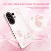 KADEM For vivo S30 5G Case Flower Rhinestone Decor TPU Phone Cover