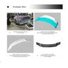 Гидрографический задний спойлер для Mercedes CLS-Class 2012-2017 (W218)