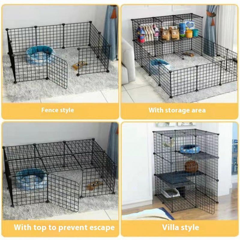 Ограждение для питомцев Клетка для собак Маленькая собака Домашнее ограждение для изоляции Кролик Кошка Вилла Ограждение для собак Вольер Клетка для питомцев