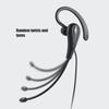 Call Center Wired Earhook Single Side Customer Service Headphones with Microphone for Mobile Telemarketing Headset, 3.5mm Laptop, Phone,