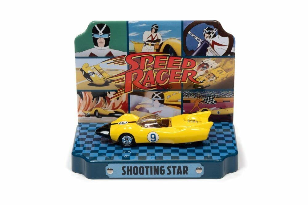 Johnny Lightning Meteor Tin Diorama Speed Racer Shooting Star JLSP121 1/64 Mach-Go-Go #9