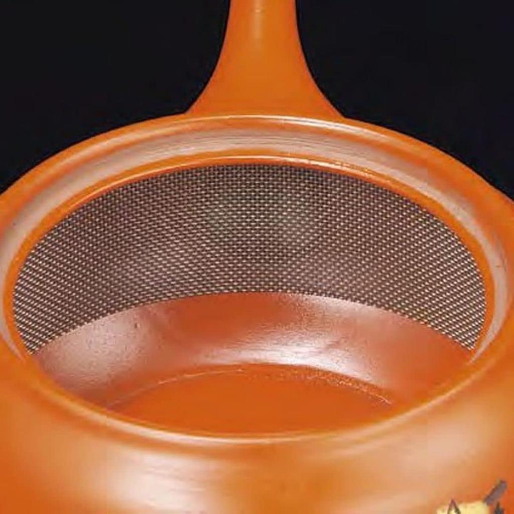 J-kitchens Commercial Tokoname Ware Teapot with Strainer, 580cc, Made In Japan