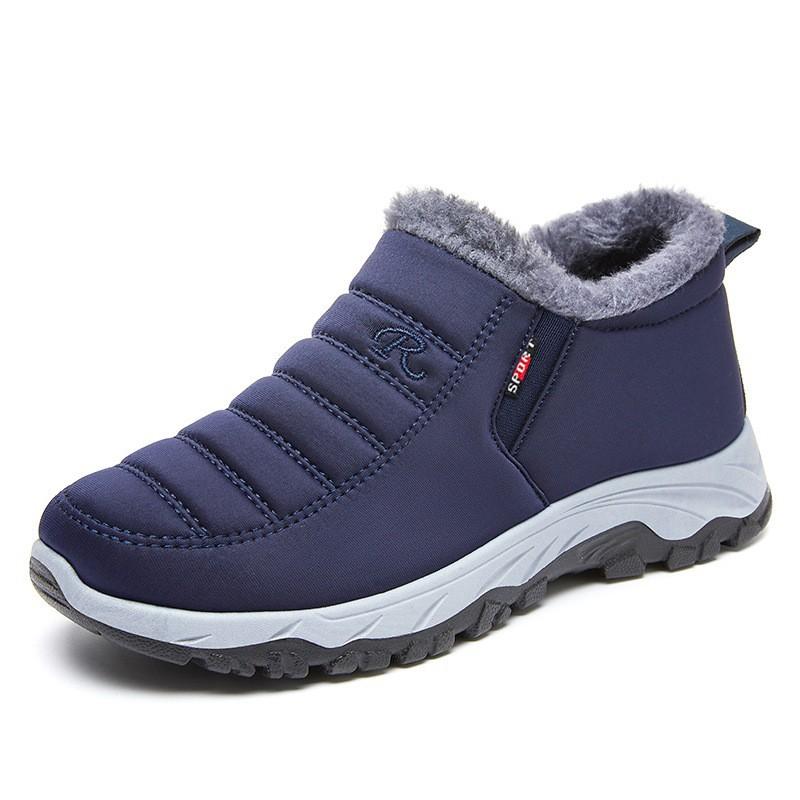 Cotton shoes women's winter new shoes women's couples walking shoes piled thickened men's and women's snow boots women