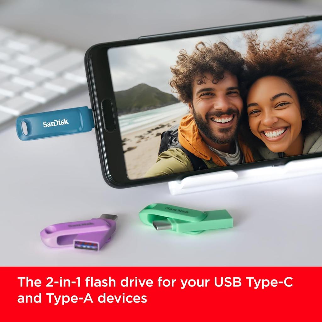 SanDisk 128 ГБ otg usb type c Флешка 64 ГБ 256 ГБ 512 ГБ Ultra Dual GO OTG Флешка оригинальная sandisk usb Карта памяти U Диск для телефона Type C Ноутбук