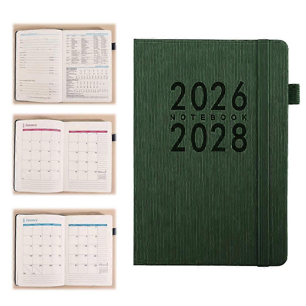 2026-2028 Three Year Plan Calendar January To December Minimalist Diary Boo