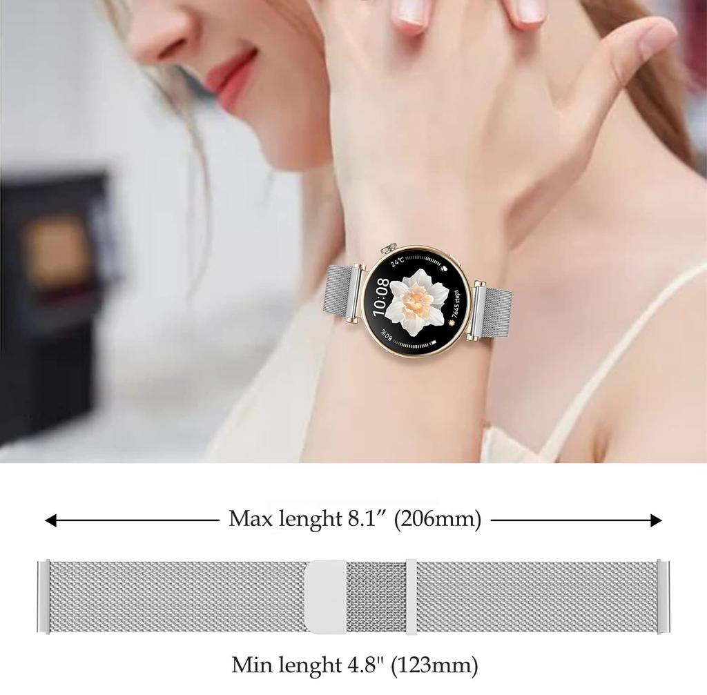 18 мм универсальный ремешок Milanese для часов Huawei Smart Watch GT5 GT5 Pro 42 мм 41 мм ремешок для аксессуаров для часов Huawei GT5 41 мм