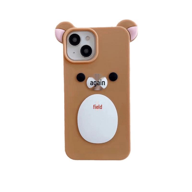 3D Чехол Rilakkuma для iPhone 14/13/12/11/15/14/Max - Защита от падений