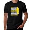 Marathon Running Runner's Wife Gift T-Shirt G Man T Shirts for Men T Shirt Personalised Man T Shirts for Men Casual T-Shirt