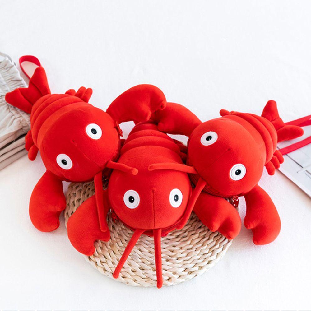 Игрушка Рождественский подарок Подарок на день рождения Сумка-мессенджер Crayfish Плюшевая сумка через плечо Плюшевая сумка через плечо
