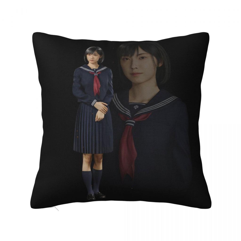 Pillow Case Shimizu Hinako Silent Hill F Soft Pillow Cover Retro Trendy Cushion Cover Pillowcases For Office Car Home Decorative