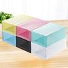 Shoe Storage Box Pp Transparent Plastic Shoe Box Dustproof Moisture-proof Household Storage Clamshell Drawer Box