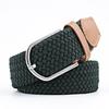 Pin Buckle Solid Canvas Strap Decoration Belt Men Women Canvas 1PC Unisex Clothing Accessories Knitted High Quality Elastic Belt  Jewelry Accessory