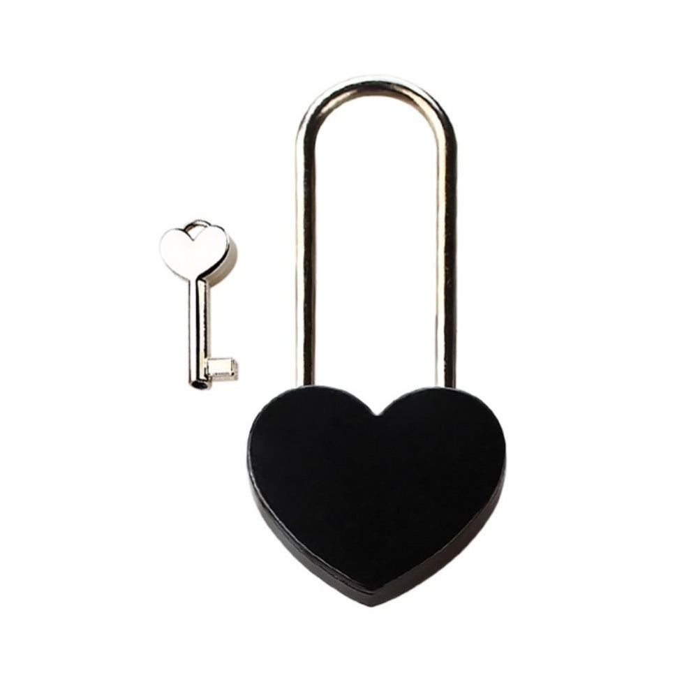 Портативный любовный замок романтический металлический любовный замок пара одинарный сердечный замок шкатулка для украшений