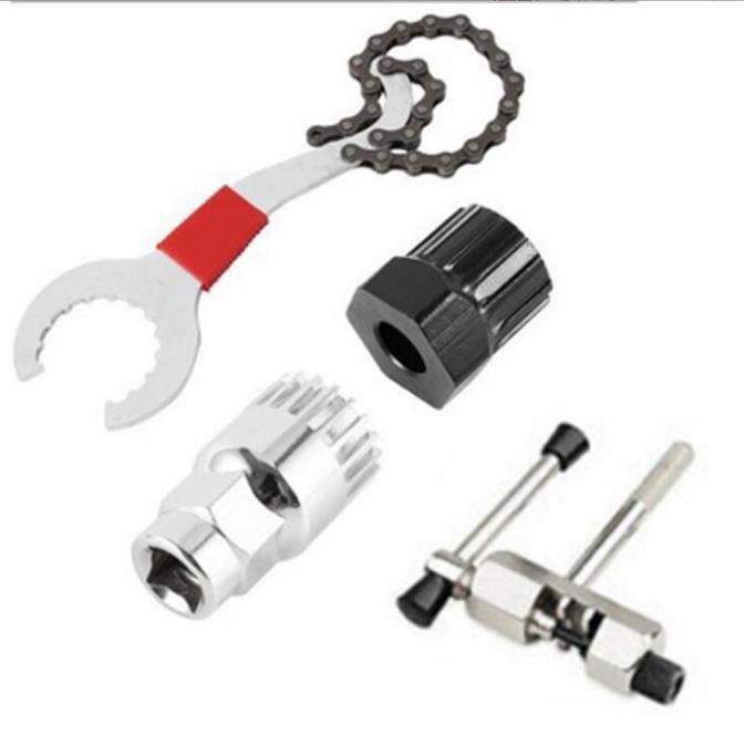 Многофункциональный велосипедный инструмент: Съемник каретки, маховика, цепи и шатунов