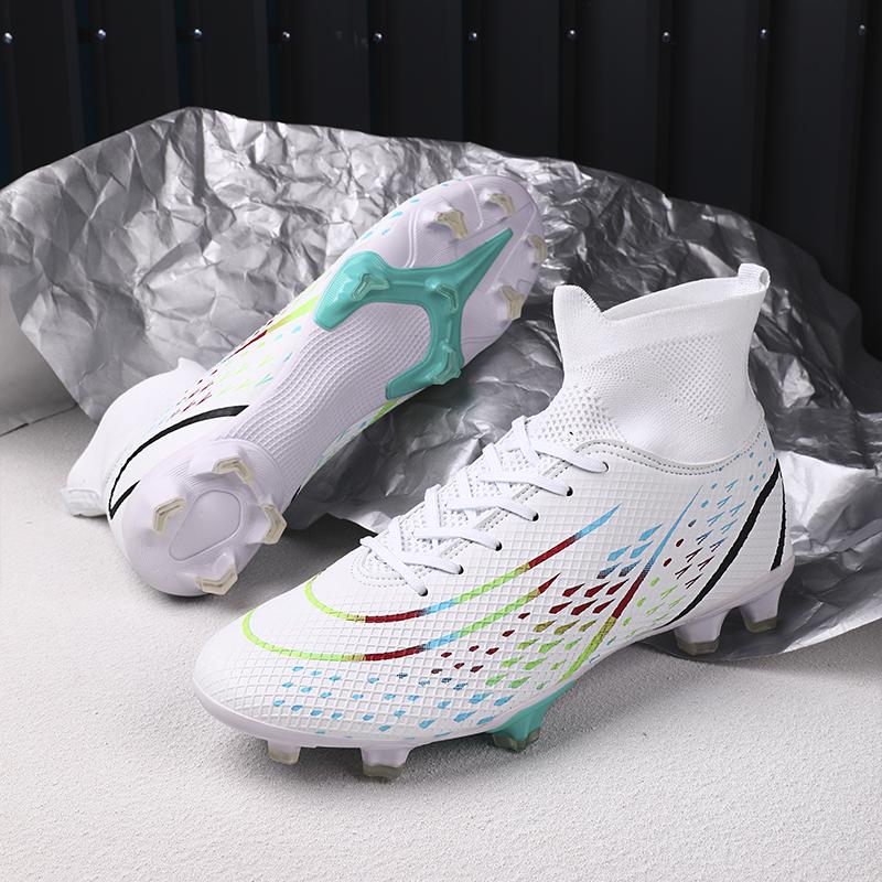 2024 Мужские футбольные бутсы большого размера Сверхлегкие футбольные бутсы для мальчиков Кроссовки Нескользящие футбольные бутсы AG/TF Ботильоны унисекс