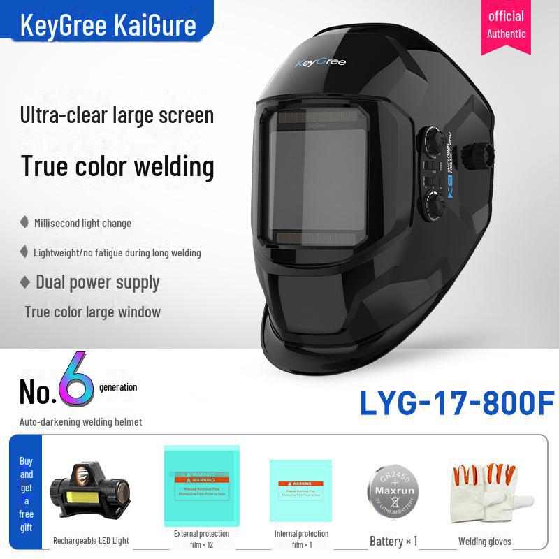 Head-Mounted Flip-Up Welding Mask for Arc Welding - Anti-Glare Protection