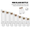 10Pcs Mini Clear Glass Bottles with Cork Stopper Wishing Drifting Bottles Wedding Party Decor DIY Craft Glass Spice Jars Vials