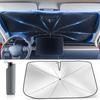 Umbrella-Type Car Parasol Keep Your Car Cool Protected with Storage Sleeve Effective Car Parasol Auto Supply