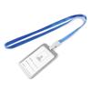 Zinc Zinc Alloy Security Identity Business Certificate Cover Work Badge ID Card Holder Pass Tag with Lanyard