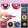 Vibrantly Colored Captain America Fidget Spinner With High-speed Rotation For Stress Relief