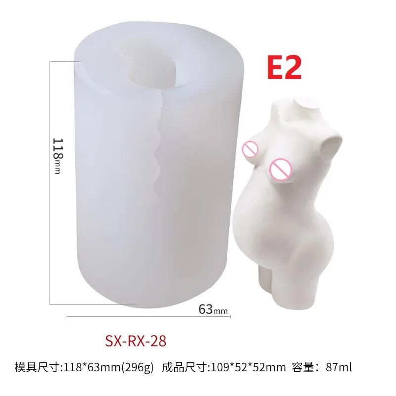 Креативная форма для свечей Силиконовая форма для человеческого тела Женское тело Мужское Женское Человеческая форма Ароматерапия Гипс DIY Форма