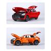 1/32 Porsche Macan T SUV Модель автомобиля из цинкового сплава, литая игрушка-симулятор со звуком и светом, коллекционная, украшает подарок на день рождения мальчика