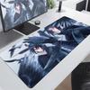 Новый Uchiha Itachi Мышь Ноутбук Геймерская Клавиатура Скоростная Коврик для Мыши XXL Черно-Белый Манга Наруто Офисный Настольный Коврик со Швом по Краю
