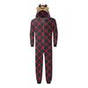 Christmas Family Matching Pajamas Set Elk Snowflake Print Long Sleeve Loungewear Full-Body Jumpsuit for Christmas Holidays And Family Gatherings