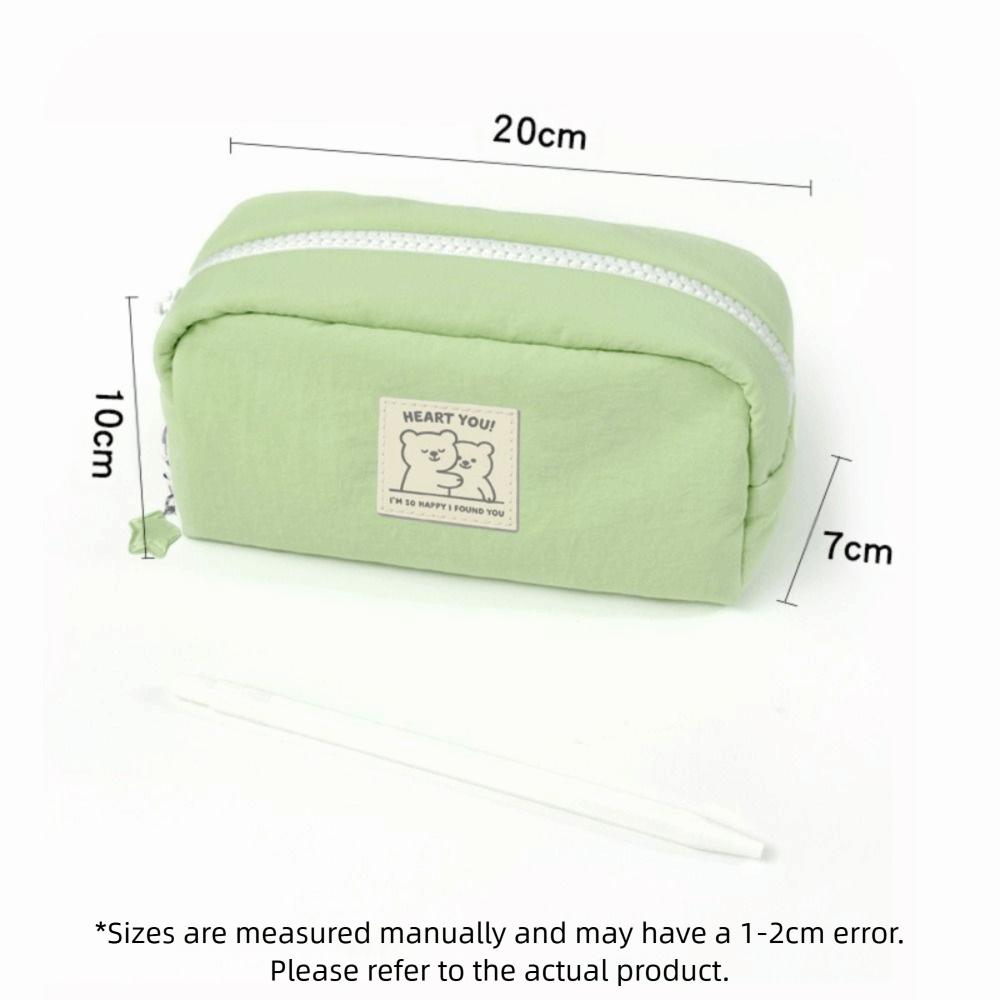 Large Capacity Pen Bag Cartoon Stationery Bag Cute Pencil Case  School Office