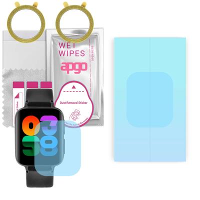 2x apgo HD HQ FLEX Ultra-Clear Screen Protector для Watchmark Fashionwatch Smartone, гидрогелевая пленка, гибкая, мягкая TPU с позиционирующим слоем, легко устанавливается