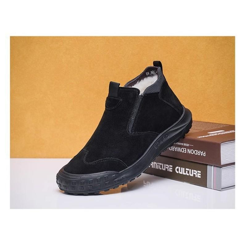 Мужская обувь зимняя хлопковая обувь с подкладкой теплая с высоким верхом