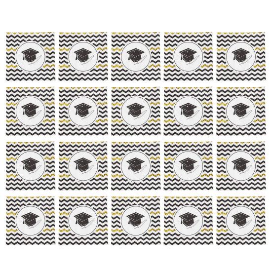 20 листов/набор 2025 Поздравляем Выпускной Салфетка Толстая Квадратная Одноразовая Колледж Выпускной Вечеринка Украшения Бакалавр Шляпа Обеденная Бумажная Салфетка