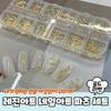 Set Gold Rivet Resin Art Nail Art Decoration Parts