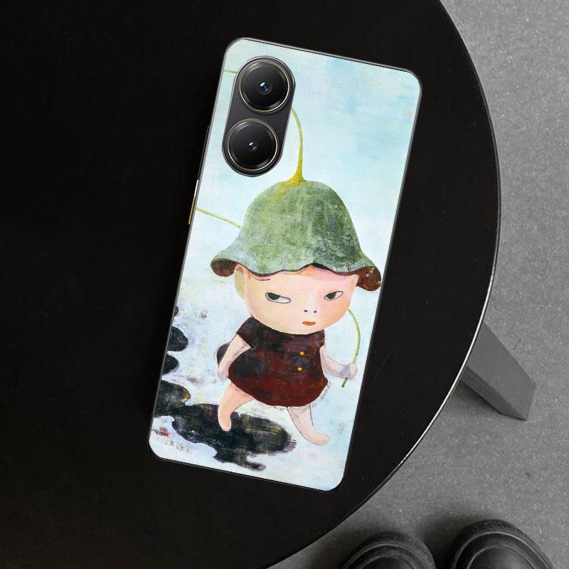 Чехол для телефона Y-Yoshitomo Nara для Xiaomi Poco X6 X5 X7 Pro F7 Ultra Redmi 15C 15 13C 13 12C 12 10C 10 10A 9C 9A 9T 9 Coque P