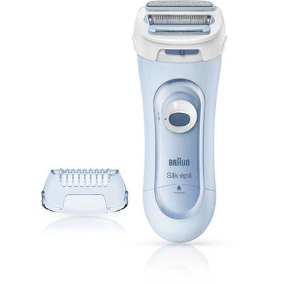 Электробритва BRAUN Silk-épil Lady Shaver 5-160 для женщин — 3 в 1 — беспроводная — для влажной и влажной уборки; Сухой - Синий