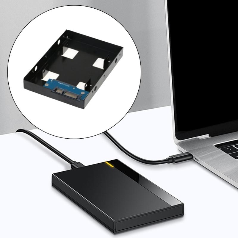 2,5-дюймовый SSD к 3,5-дюймовому адаптеру для жесткого диска Внутренний конвертер отсека для диска Монтажный кронштейн Лоток Простая установка