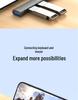 Многофункциональная док-станция расширения Type-C: USB 3.0 хаб для мыши, клавиатуры, U-диска и OTG-конвертации.
