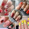 24 штуки коротких накладных ногтей, наклейки для нейл-арта «Фрукты и цветы» для DIY, новые наклейки для нейл-арта «Животные»