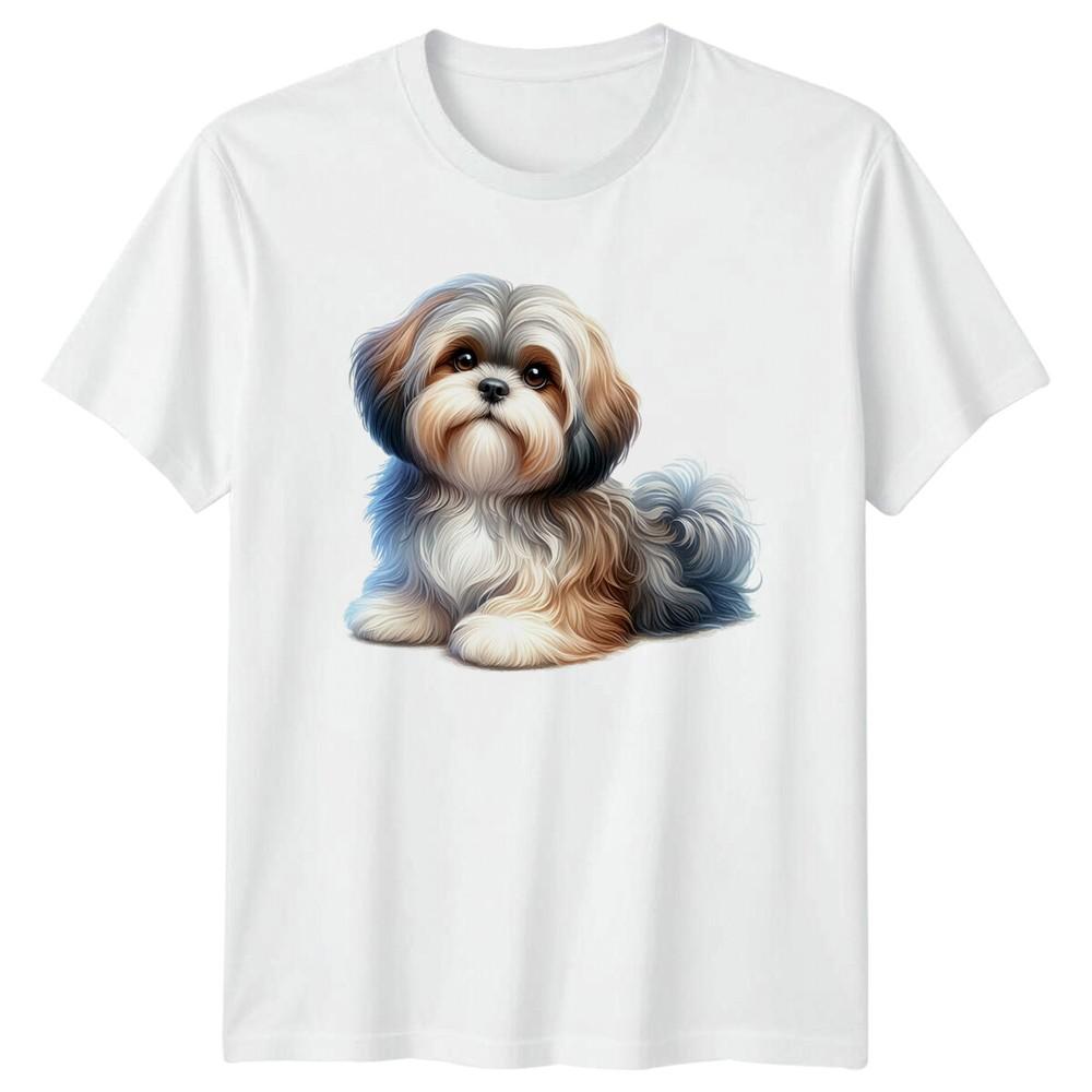 Shih Tzu Dog Lover Portrait Graphic TShirt